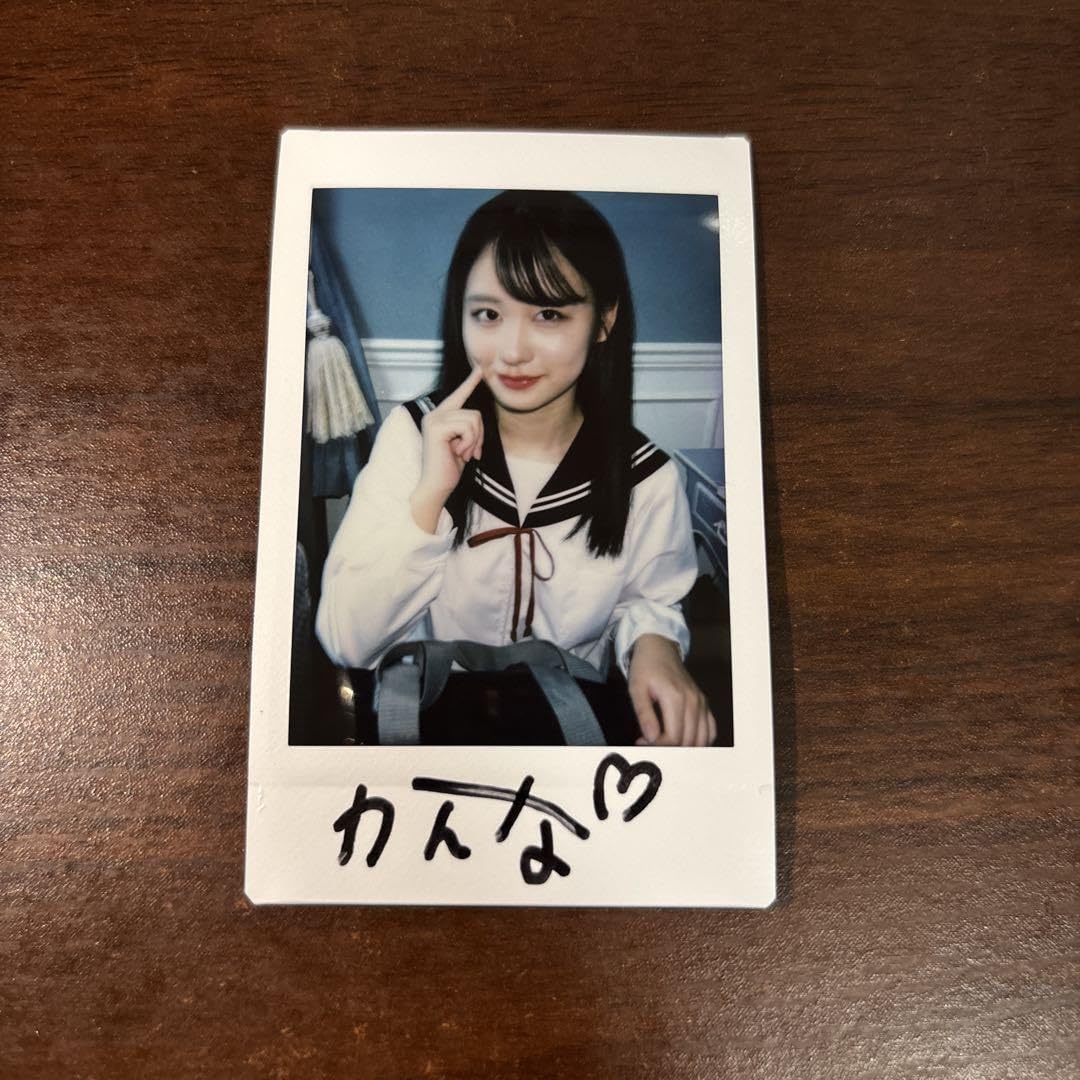 HKT48 運上弘菜 直筆サイン入り チェキ 生写真 シール