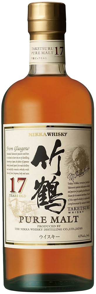 竹鶴 17年 TAKETSURU PURE MALT ニッカ ウイスキー NIKKA WHISKEY 43