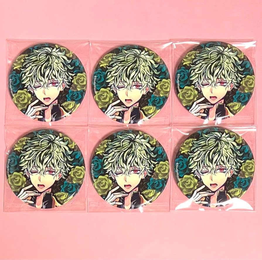 悪魔執事と黒い猫 あくねこ カワカミハナマル ハナマル 缶バッジ 66セット