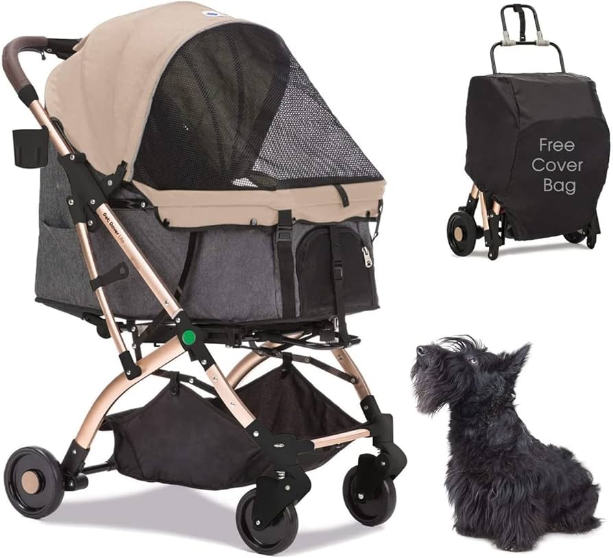 Totoro ball ペットカートカート 耐荷重55Kg (グレー+ベージュ) Amazon