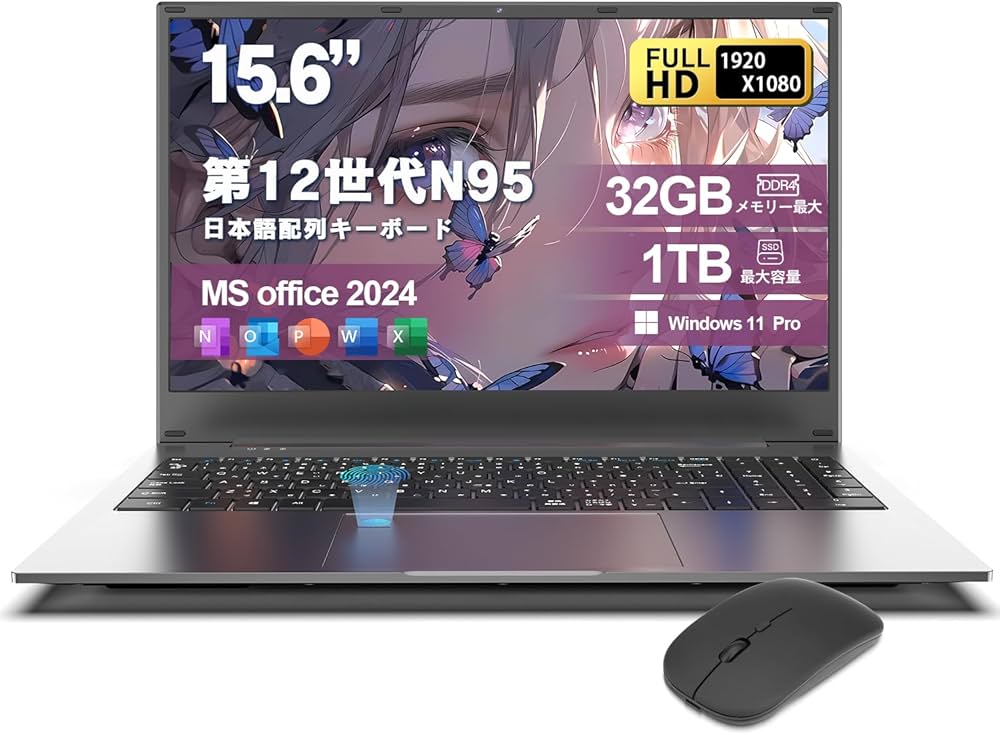 Amazon.co.jp: VETESA Office 2024搭載 ノートパソコン 15.6 インチ