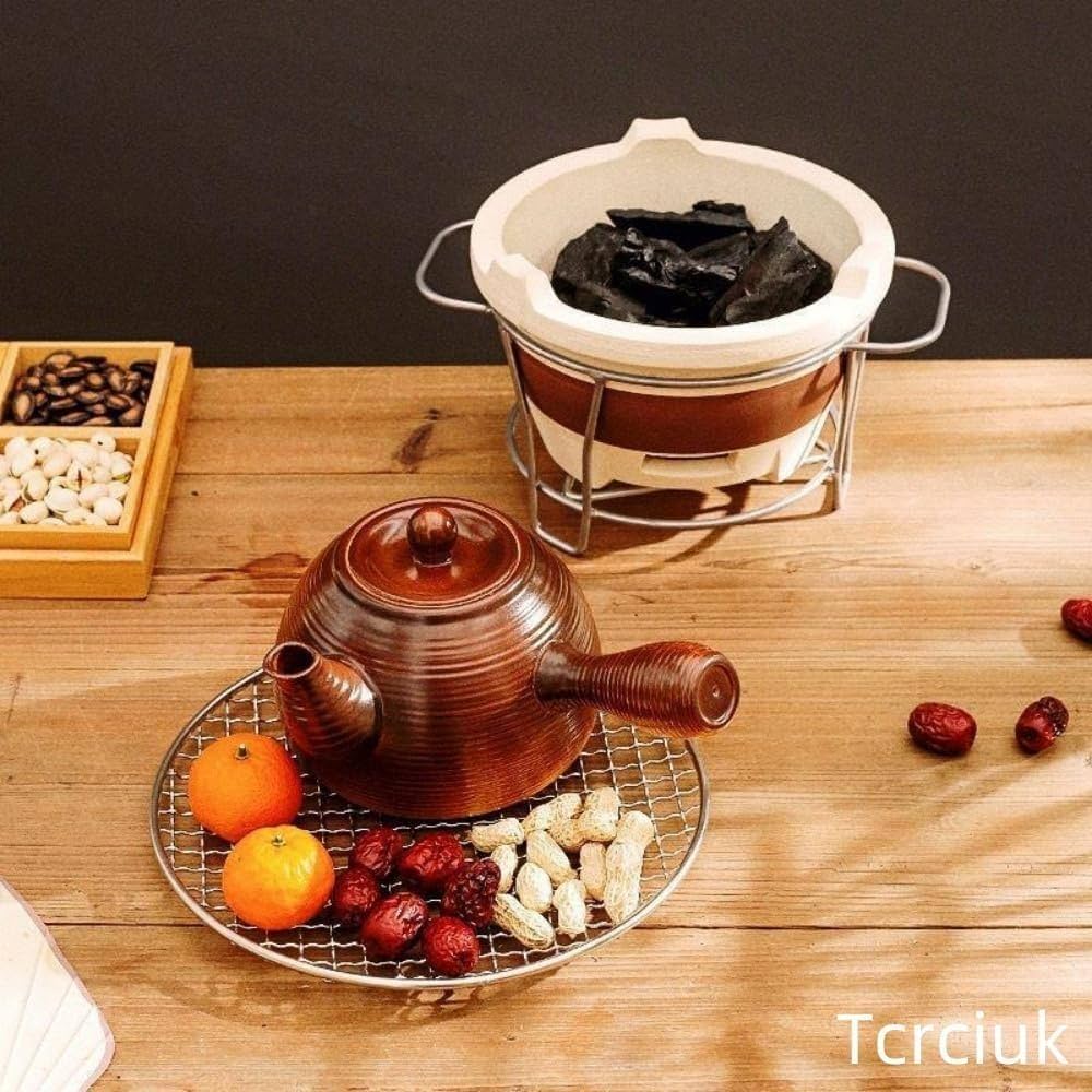 Amazon.co.jp: 火を囲んでお茶を炊いたり、炭火を焼いたり 七輪【2～5