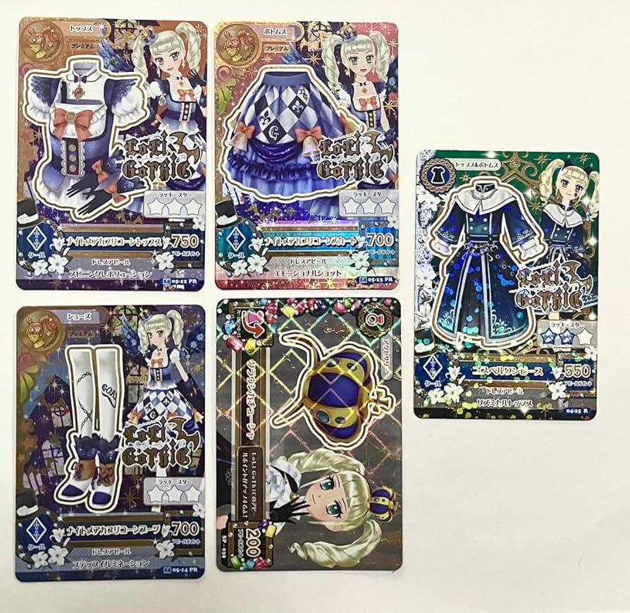 アイカツカード 3枚セット 藤堂ユリカ LoriGothic プレミアム アイカツ