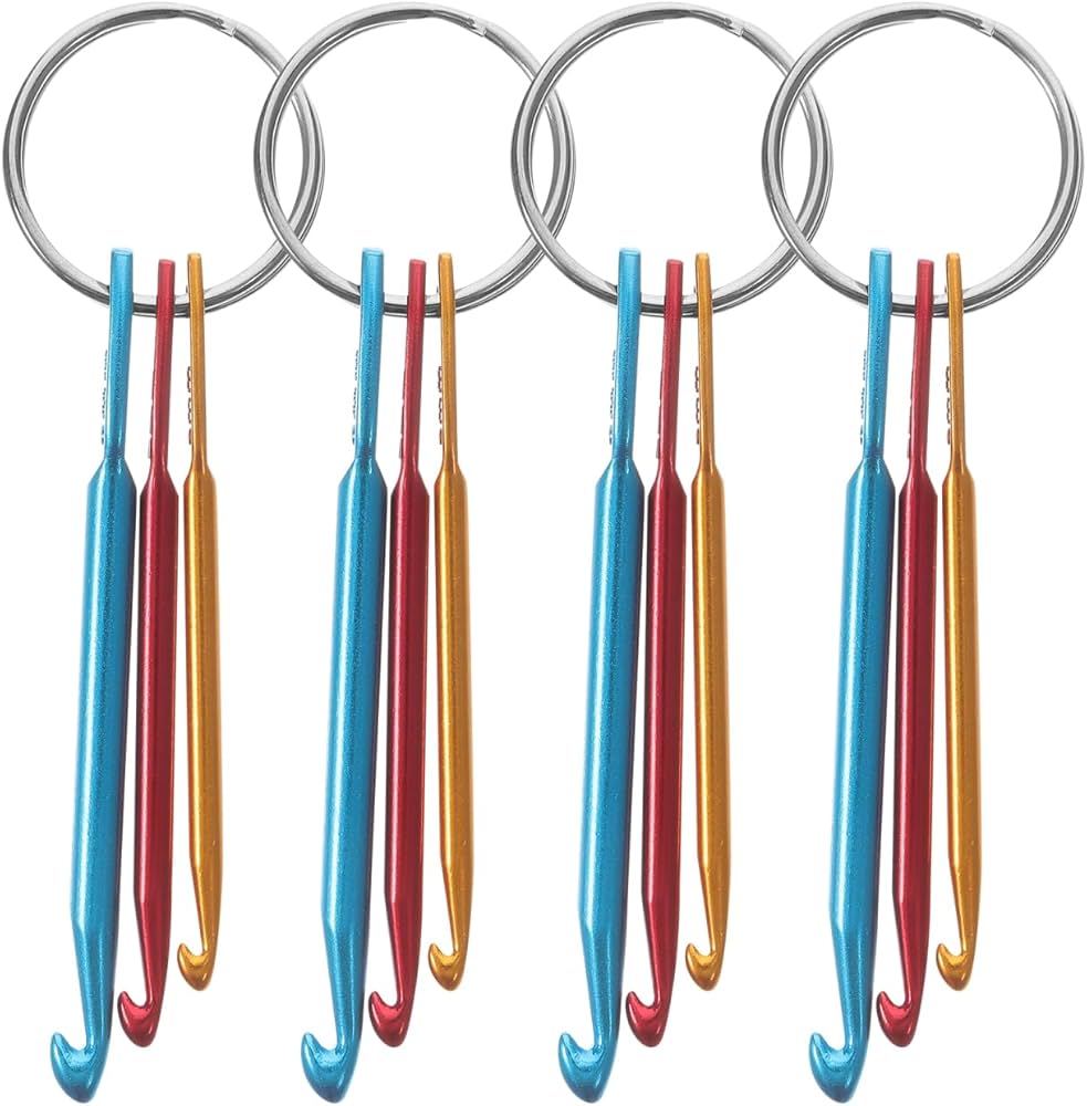 Amazon.co.jp: iplusmile 4セット12本 かぎ針編みセット アルミニウム