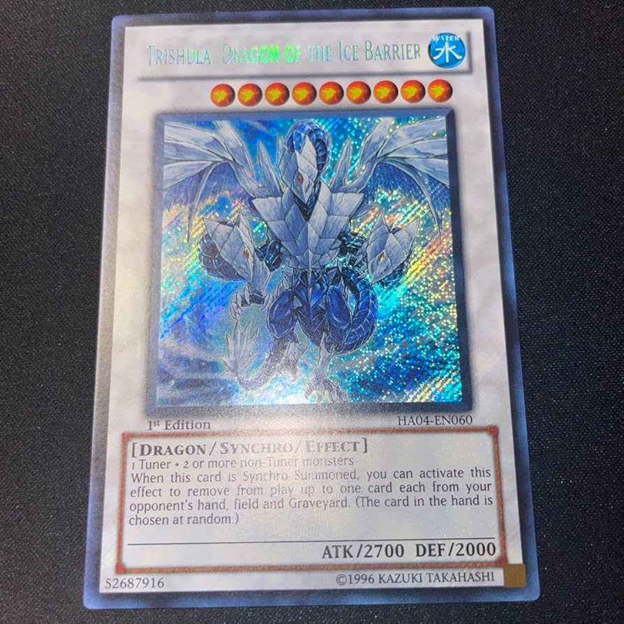 氷結界の龍トリシューラ ARS10+ コレクターズレア 英語版 1st 氷結界の