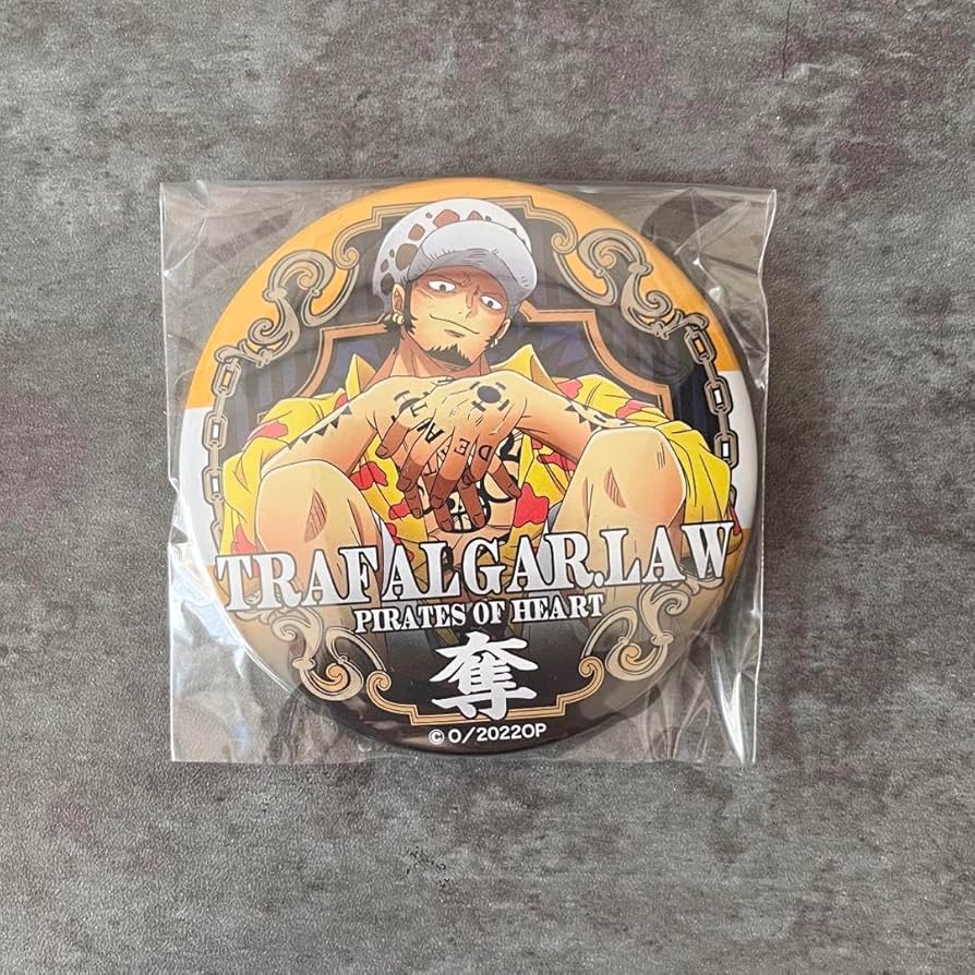ワンピース 20周年記念缶バッジ ロー ONE PIECE』バースデイ缶バッジ