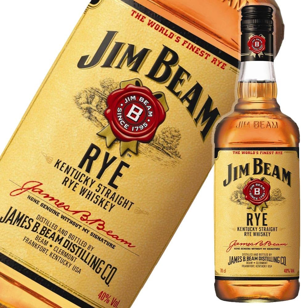 Amazon.co.jp: ジムビーム ライ 旧ボトル（黄色ラベル）［アメリカ