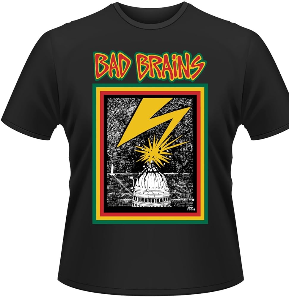 Amazon.com: Bad Brains 'Bad Brains' (Black) T-Shirt (small