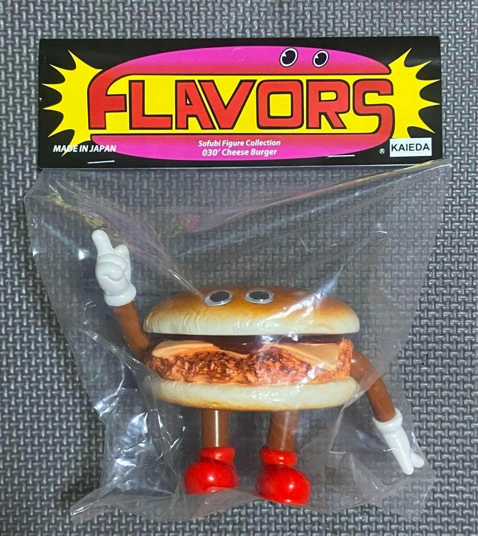 KAIEDA FLAVORS ジューシーチーズバーガー フレーバーズ ソフビ kaieda