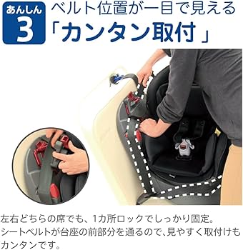 Amazon | Aprica(アップリカ) チャイルドシート シートベルト固定