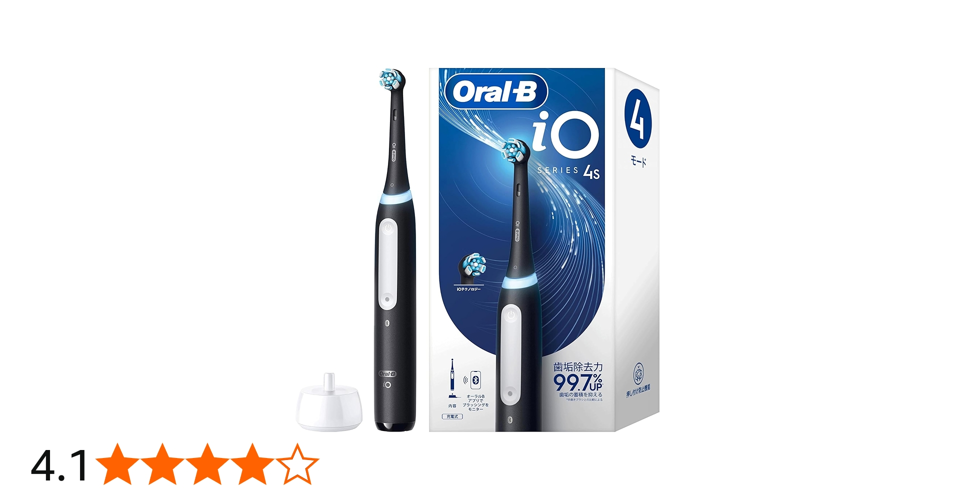 Amazon.co.jp: ブラウン 電動歯ブラシ オーラルB iO4S iOG41B60BK