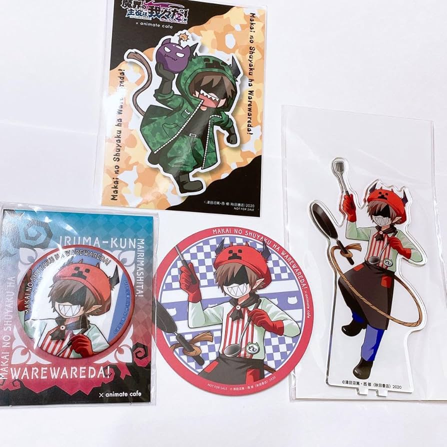 魔界の主役は我々だ！ ゾム 缶バッジ アニメイトカフェ ゾム 魔主役