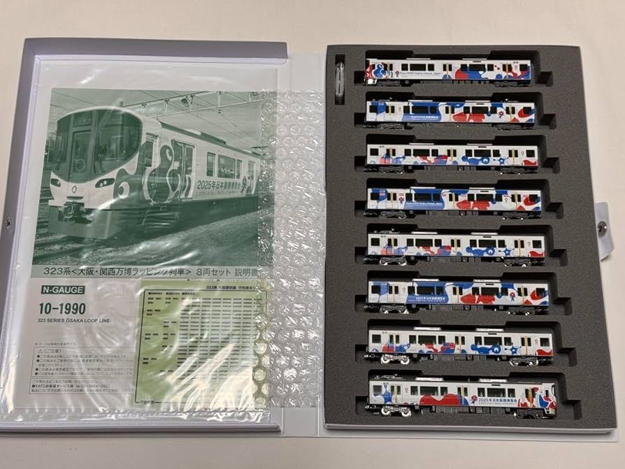 ☆【未使用品】KATO 323系 (大阪・関西万博ラッピング列車)8両セット