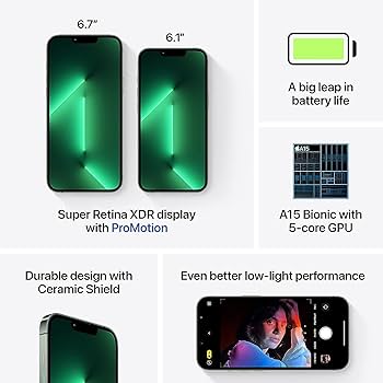 Amazon.com: Apple iPhone 13 Pro Max, 128GB, Alpine Green