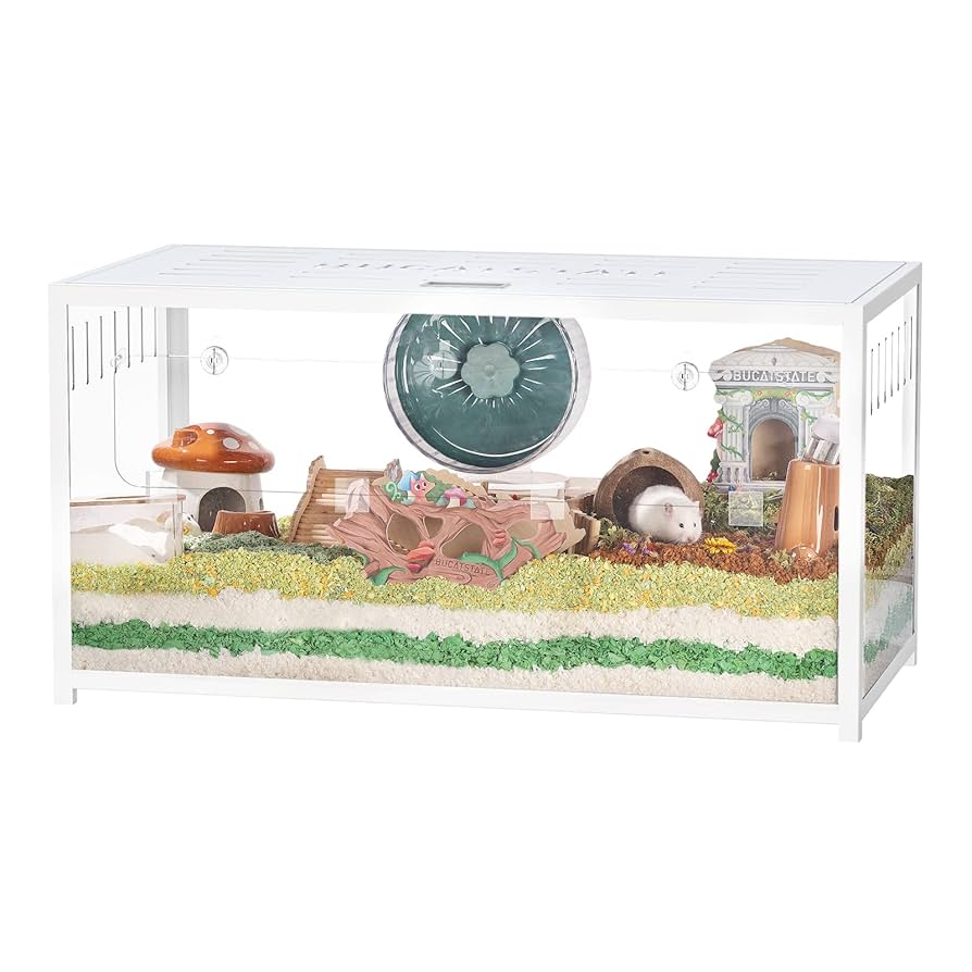 新品】BUCATSTATE ハムスター 小動物 爬虫類ケージ 80cm Amazon