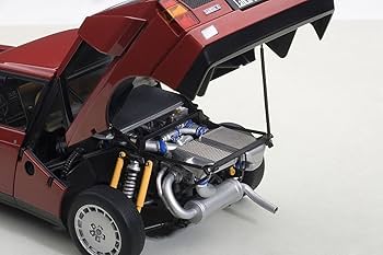 Amazon.co.jp: AUTOart 1/18 ランチア デルタ S4 ストラダーレ (レッド