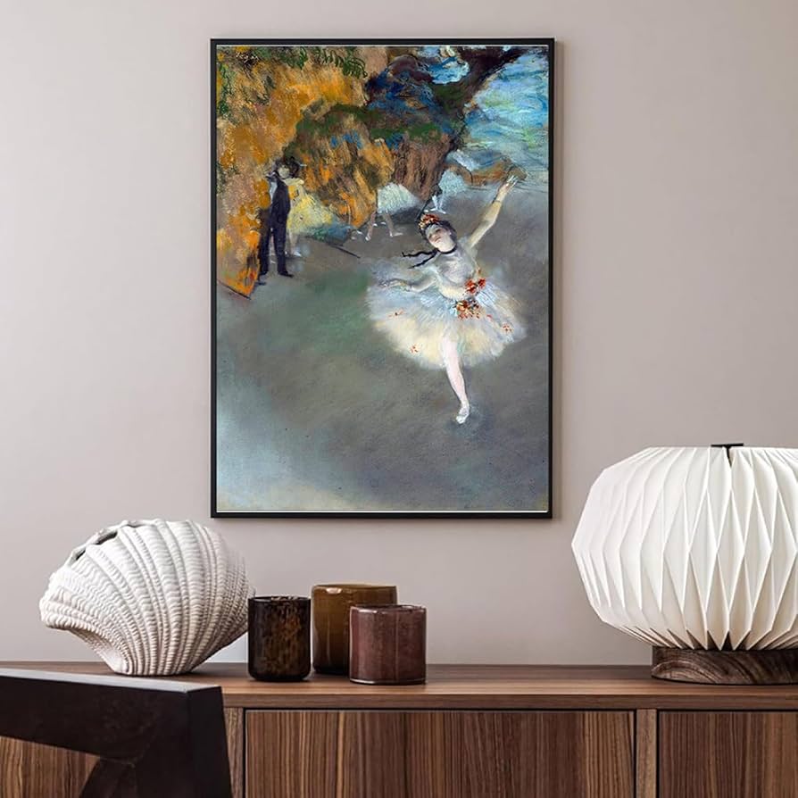 Amazon.co.jp: フランスのエドガードガポスターエドガードガキャンバス