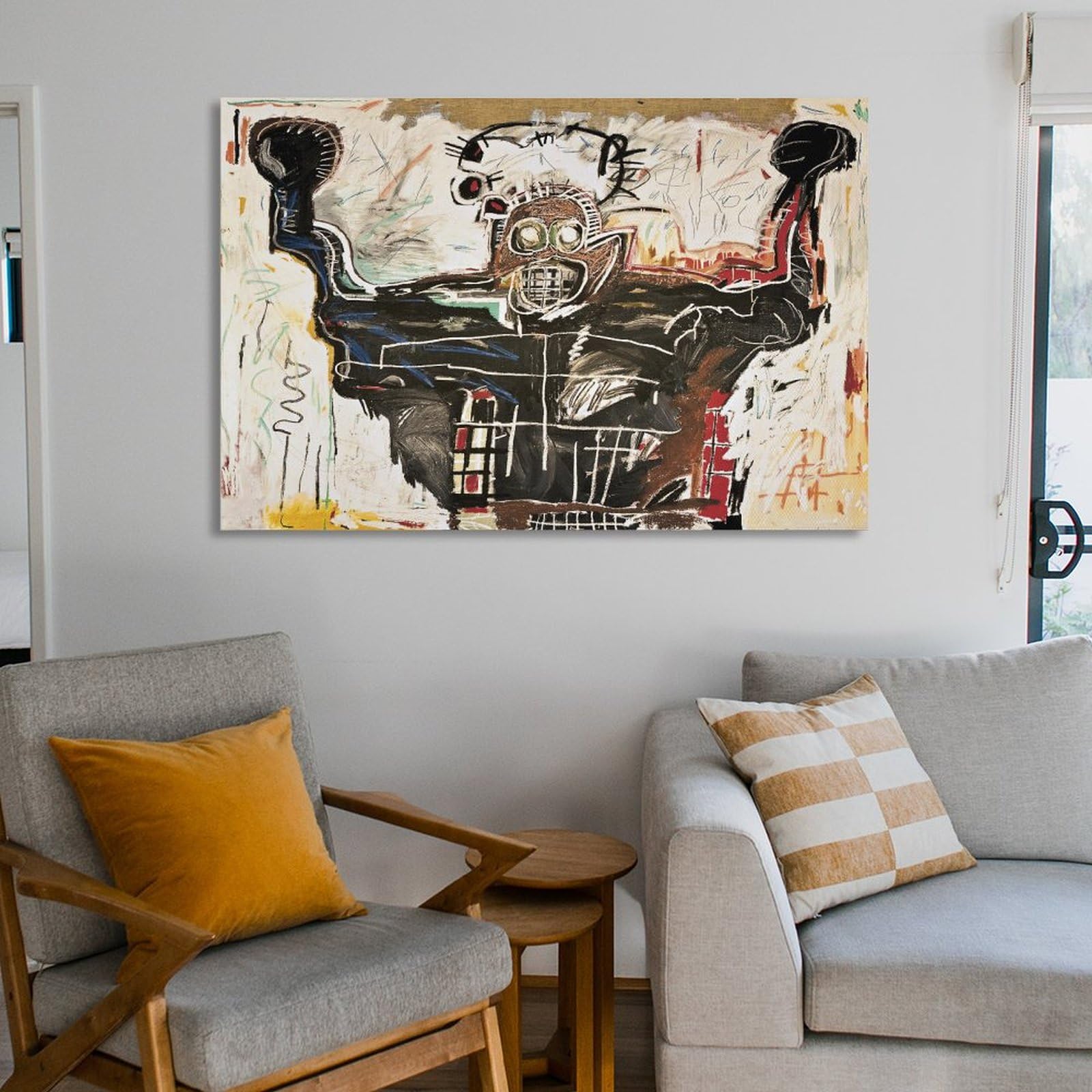 バスキア Basquiat 特大 ポスター 140x70cm 海外 北欧 アート