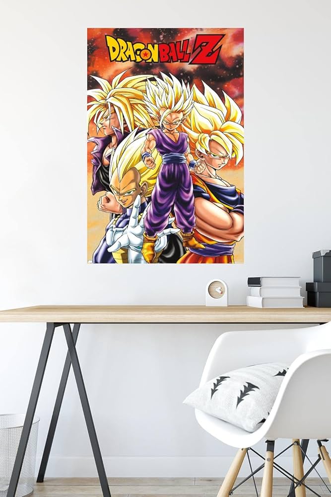 Amazon.com: Dragon Ball Z - Saiyans Wall Poster, 34L
