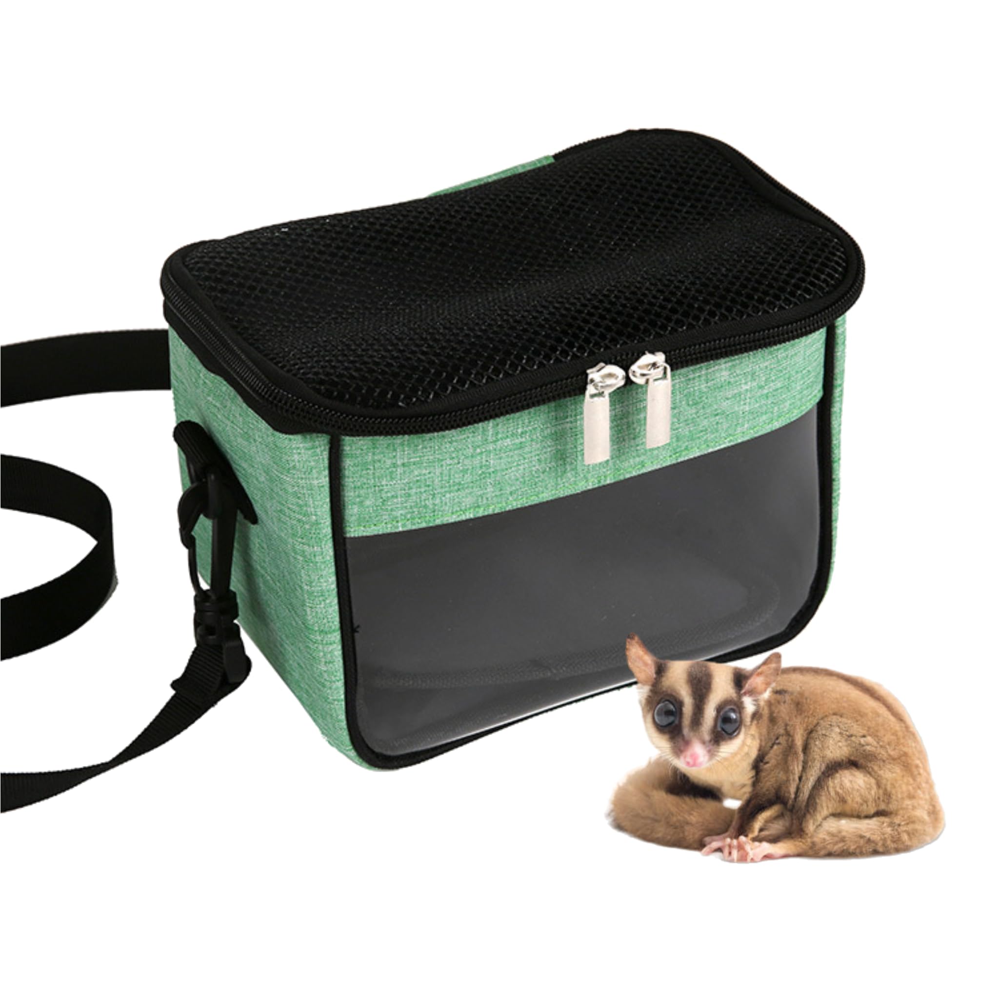 Amazon.co.jp: モモンガ ポーチ お出かけ 外出 袋ももんが 中が見える