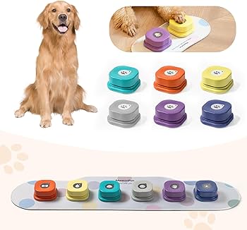 Amazon | MEWOOFUN 犬用 録音ボタン 6個入り 会話ボタン 音声ボタン