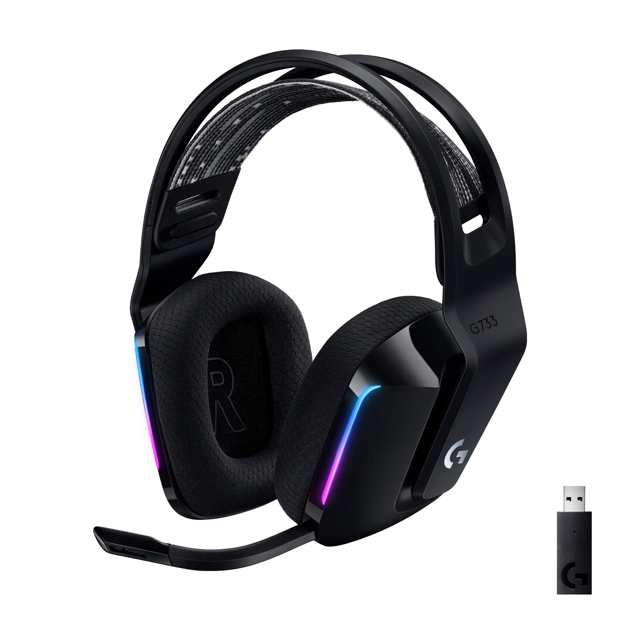 Amazon.com: Logitech G733 Lightspeed Wireless Gaming Headset with
