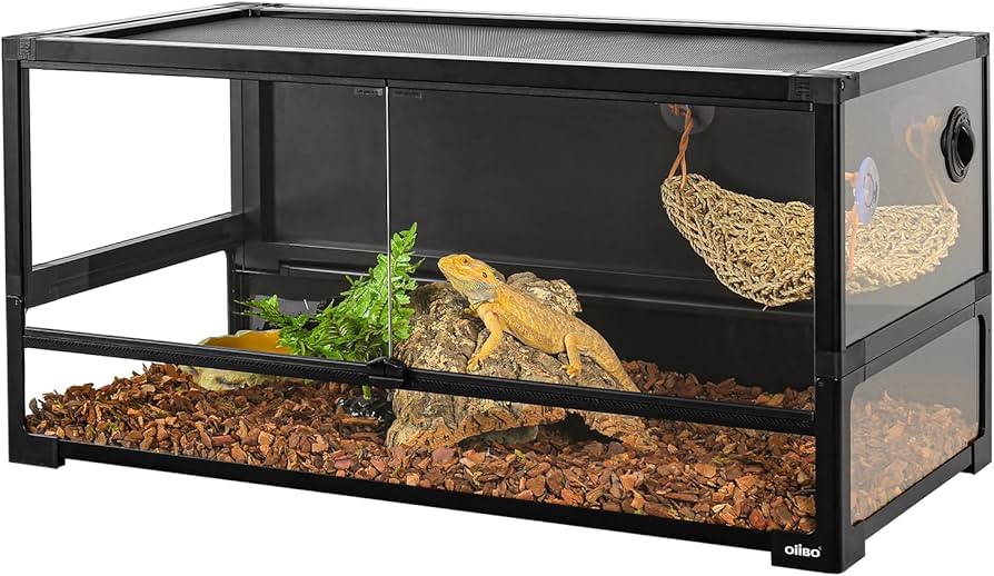 特価】爬虫類ケージ 80×40×40㎝ リクガメ フトアゴ ゲージ 爬虫類