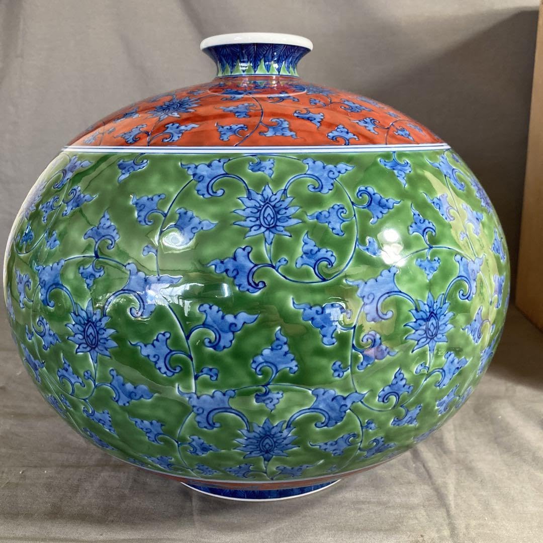 源右衛門】古伊万里の伝統 日本の名窯 舘林源右衛門作 祥瑞手梅鳥図