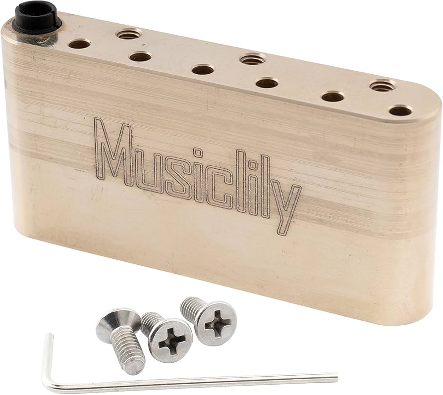 Amazon.co.jp: Musiclily Ultraブラス製36mmトレモロブロック10.8mm