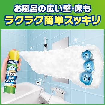 Amazon.co.jp: スクラビングバブル 激泡バスクリーナーEX エアゾール