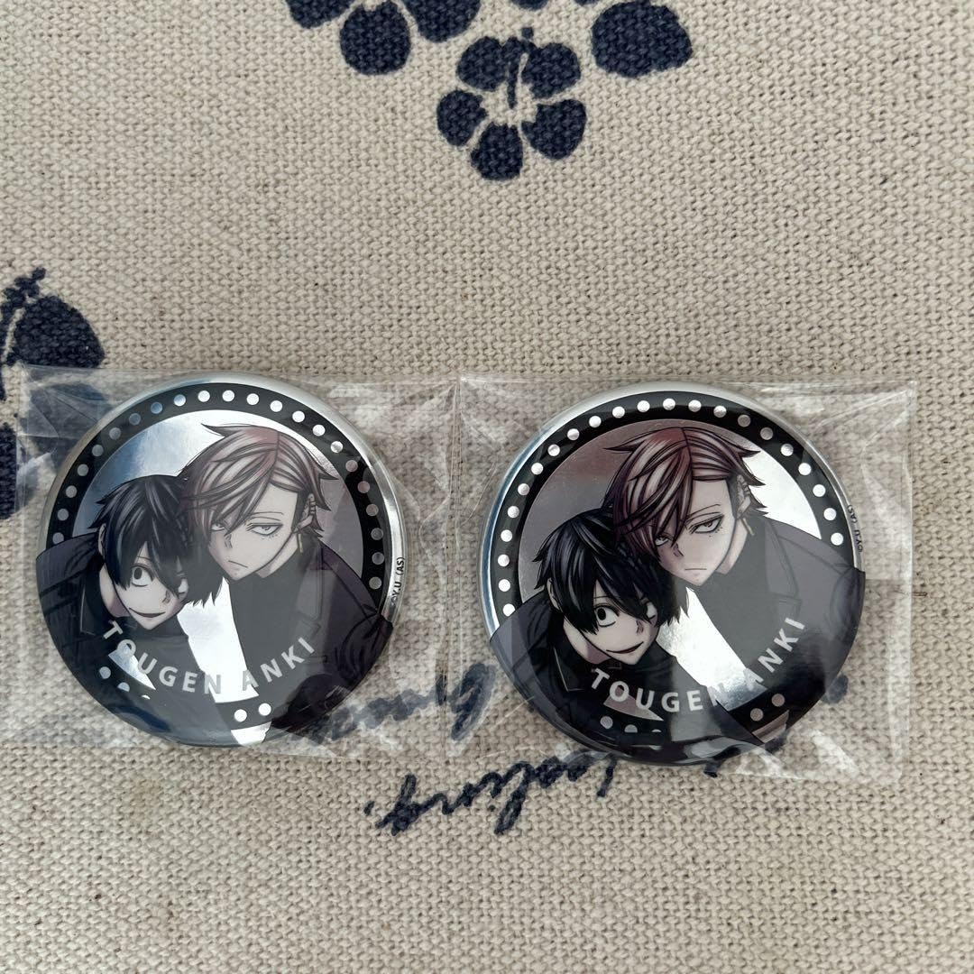 桃源暗鬼 ファボテリア 原作 トレーディング缶バッジ 花魁坂京夜x40