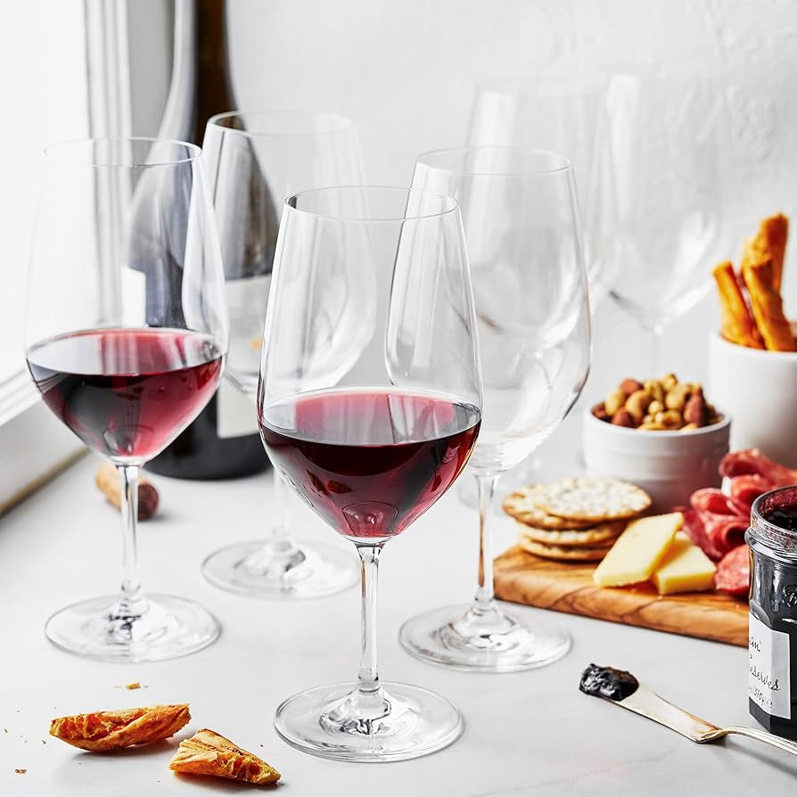 希少】アンティークグラス カットガラス 赤 ワイングラス 美品 R1332ダ