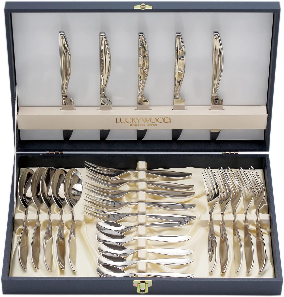 54【Adam Manns】 ヒルデスハイムローズ純銀フォーク 6本 54【Adam