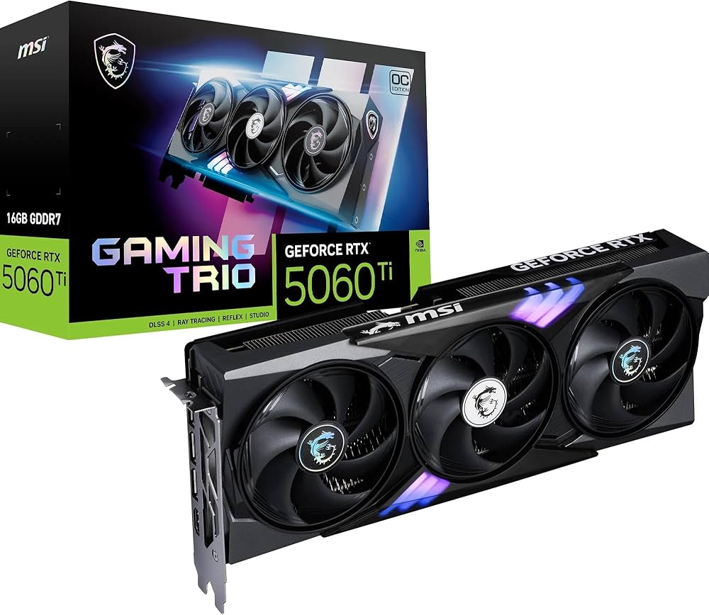 Amazon | MSI GeForce RTX 5060 Ti 16G GAMING TRIO OC グラフィックス