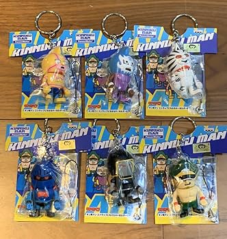 Amazon.co.jp: キン肉マン ストラップにもなるキーホルダー6 全6種