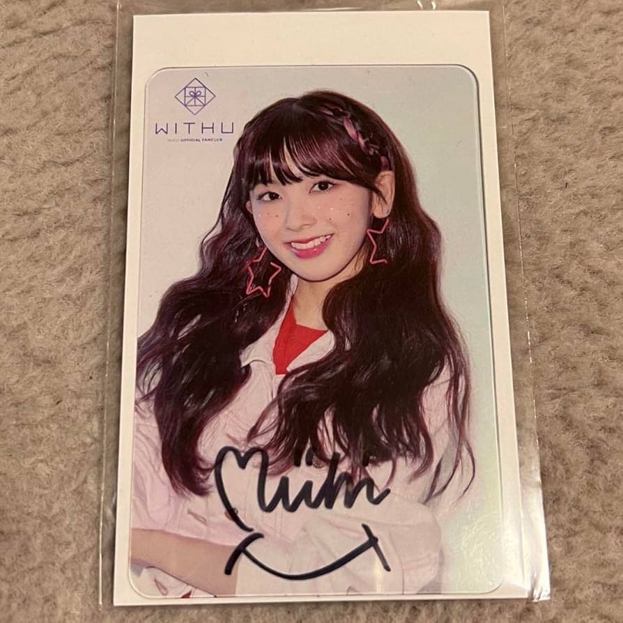みいひ 直筆サイン NiziU みいひ 直筆サイン NiziU Niziuミイヒ サイン