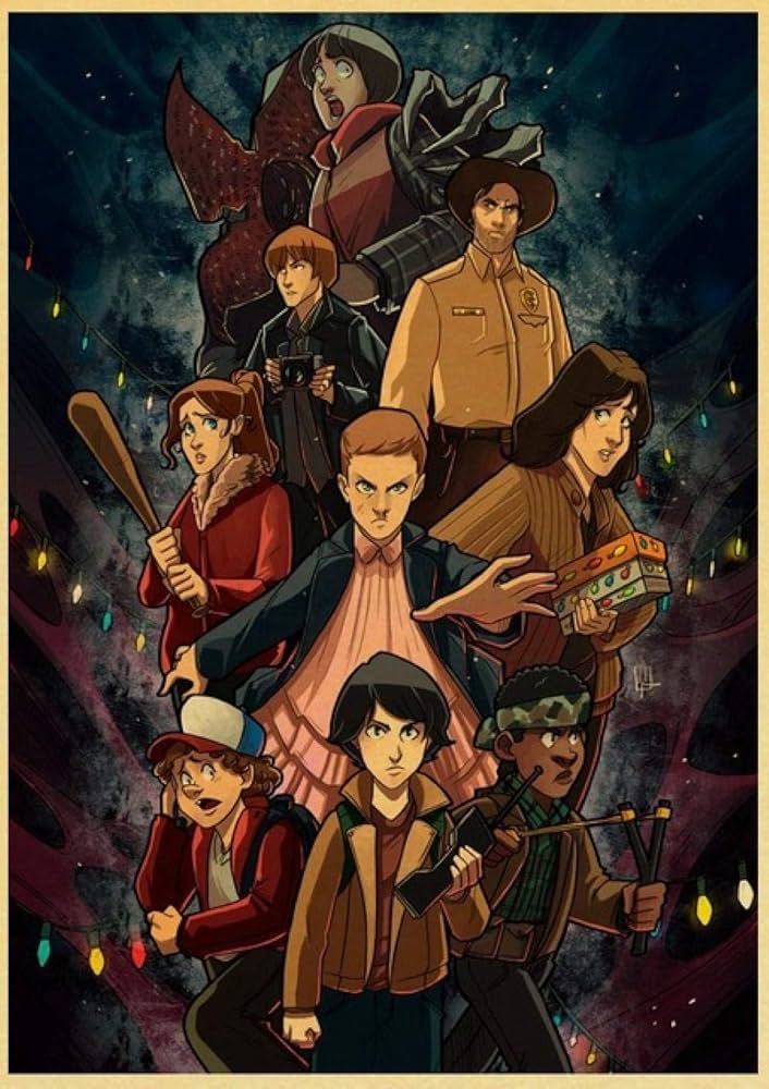 Amazon | ストレンジャーシングス-大人のためのジグソーパズル1000