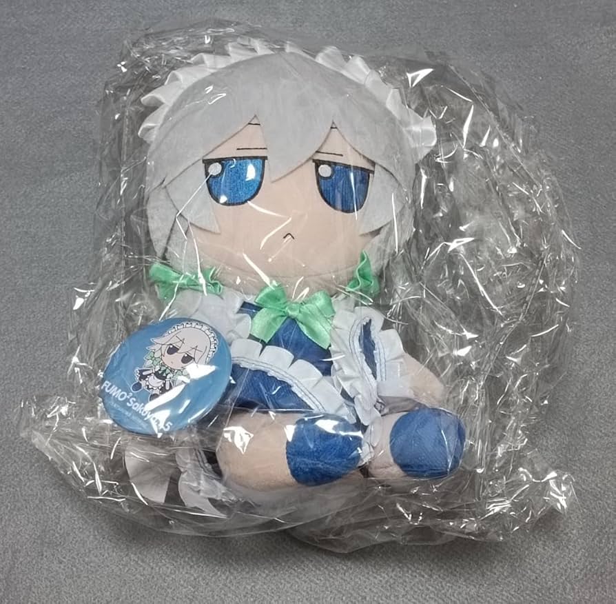 東方ぬいぐるみ【十六夜咲夜（ver.1.5）】ふもふもさくや。特典缶