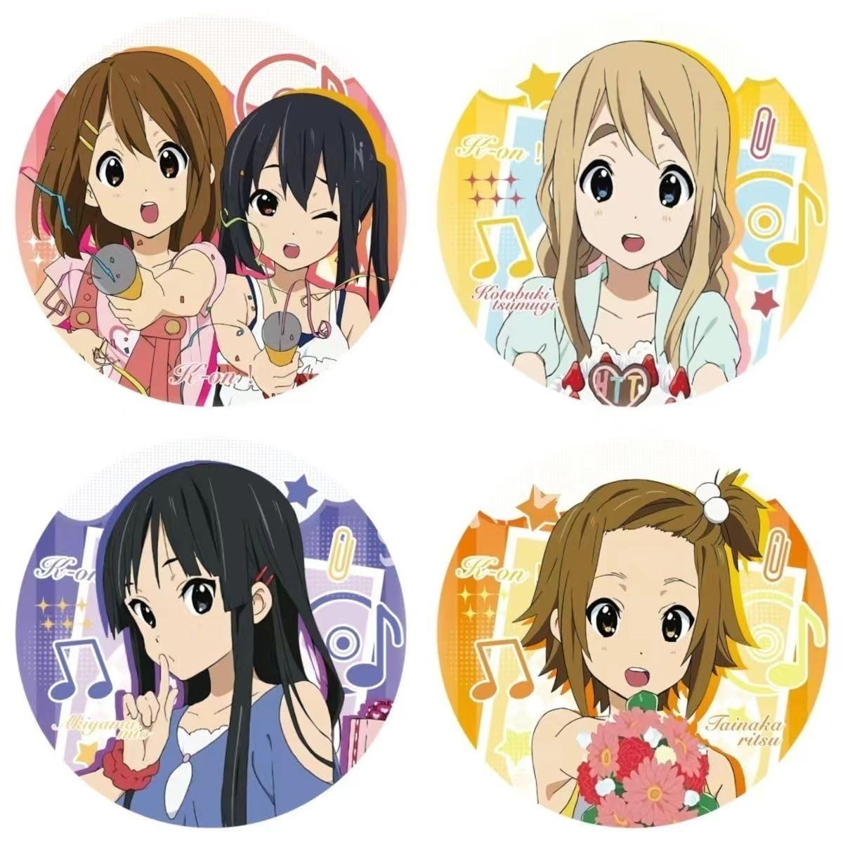 けいおん！のきゃらスリーブコレクション 平沢唯、秋山澪、田井中律