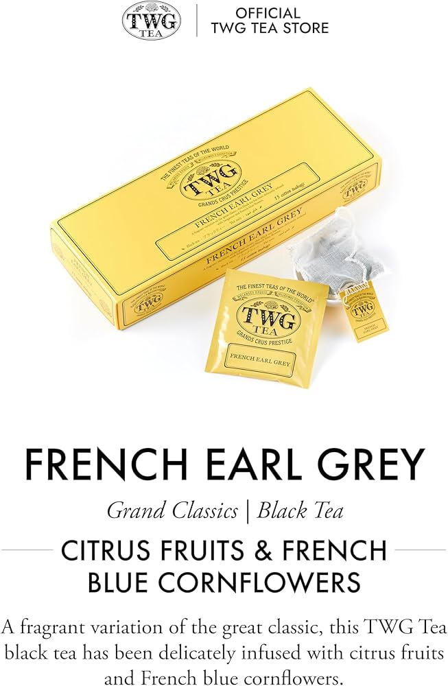 Amazon.co.jp: 【TWG Tea】アールグレイ 紅茶 ティーバッグ｜フレンチ