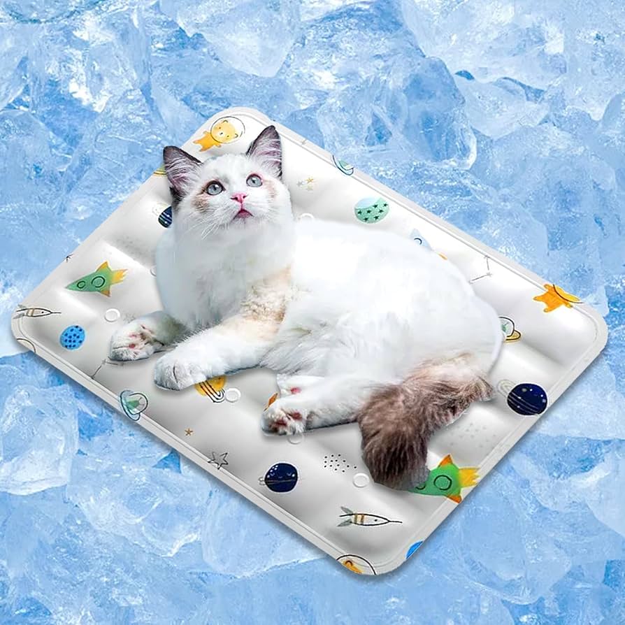 Amazon | ペット ひんやりマット 犬 猫 【サイズ：M-L】 ペット用