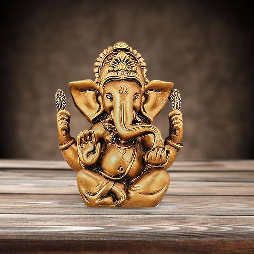 Amazon.co.jp: Yajuyi ガネーシャ置物 ガネーシャ像 東南アジア