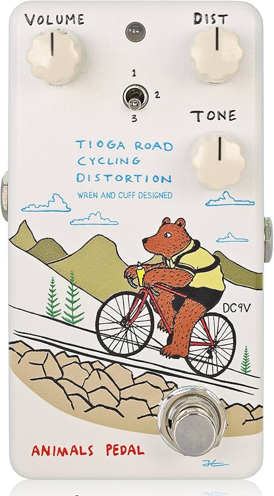 Amazon.com: Animals Pedal Tioga Road Distortion Pedal V2, Designed
