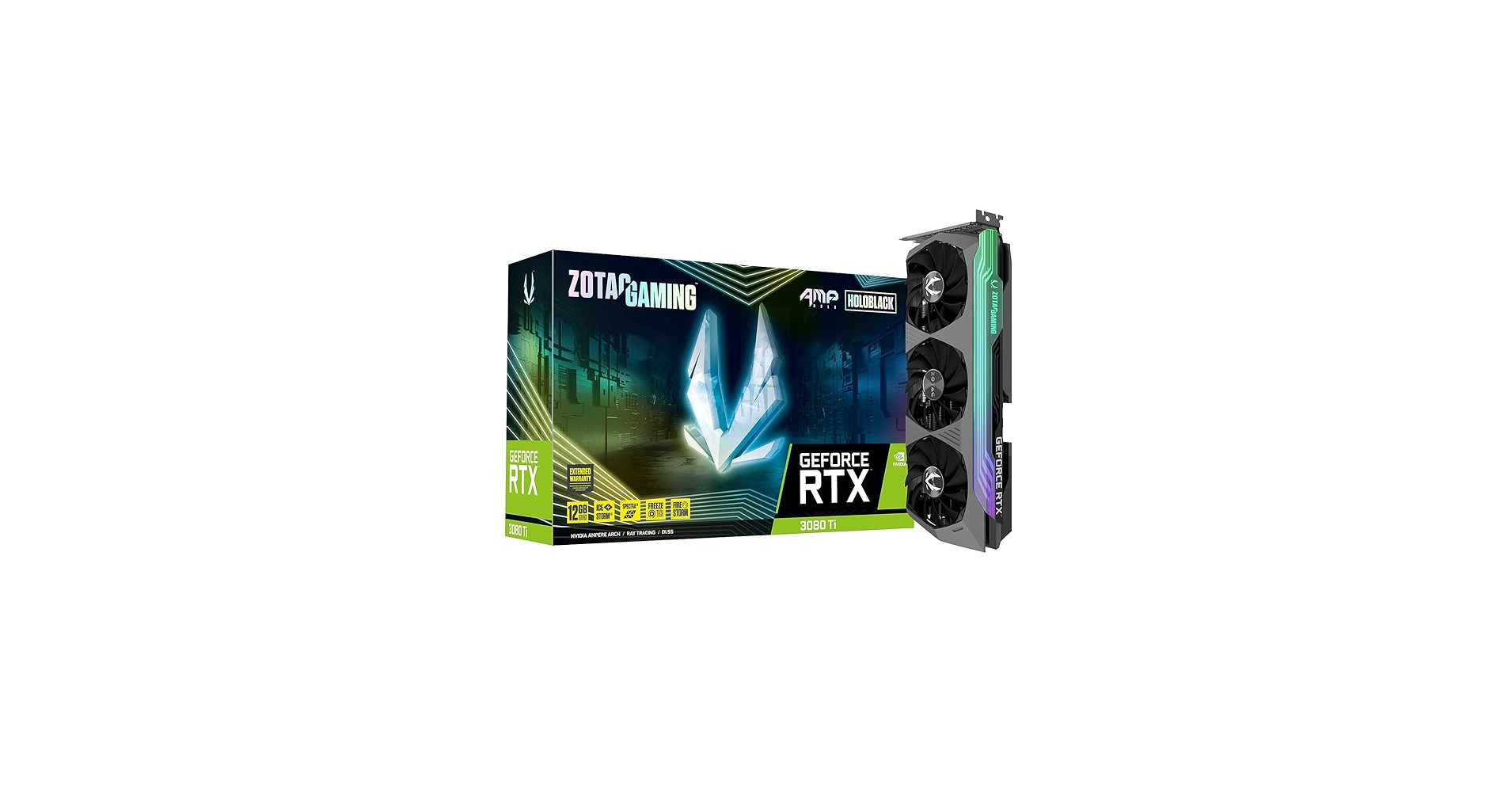 Amazon.com: ZOTAC Gaming GeForce RTX™ 3080 Ti AMP Holo 12GB GDDR6X
