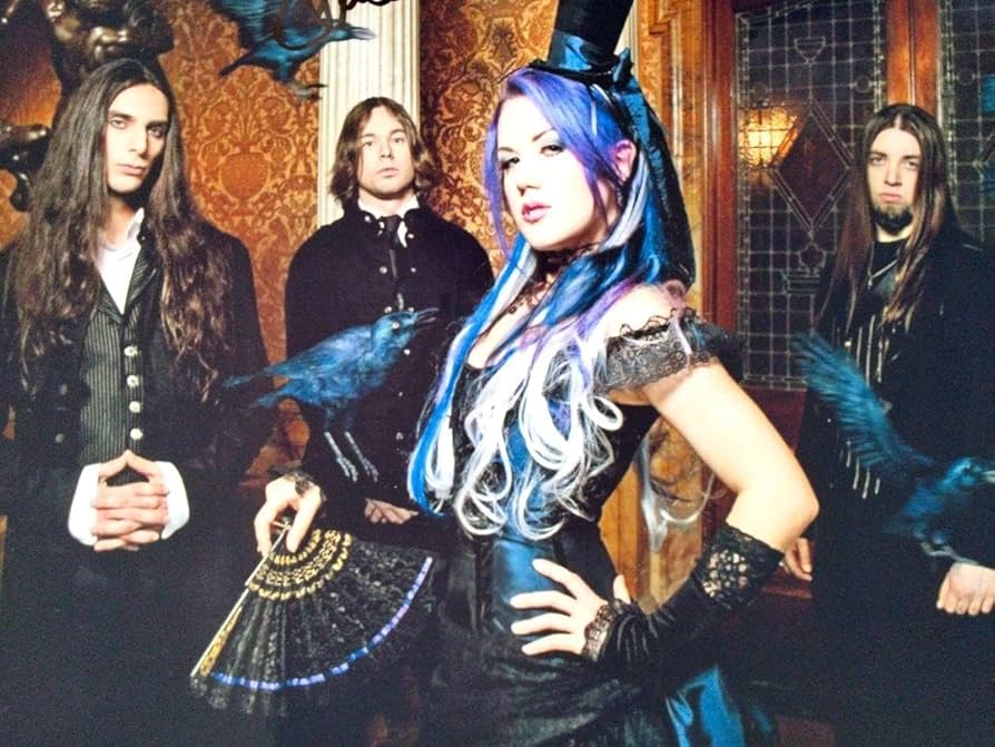 アリッサ・ホワイト＝グラズ直筆サイン入り超大型写真…ヘヴィメタルM