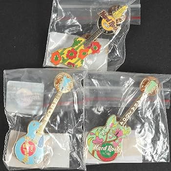 Amazon | ハードロックカフェ ピンバッジ バッチ ピンズ ギター 10個