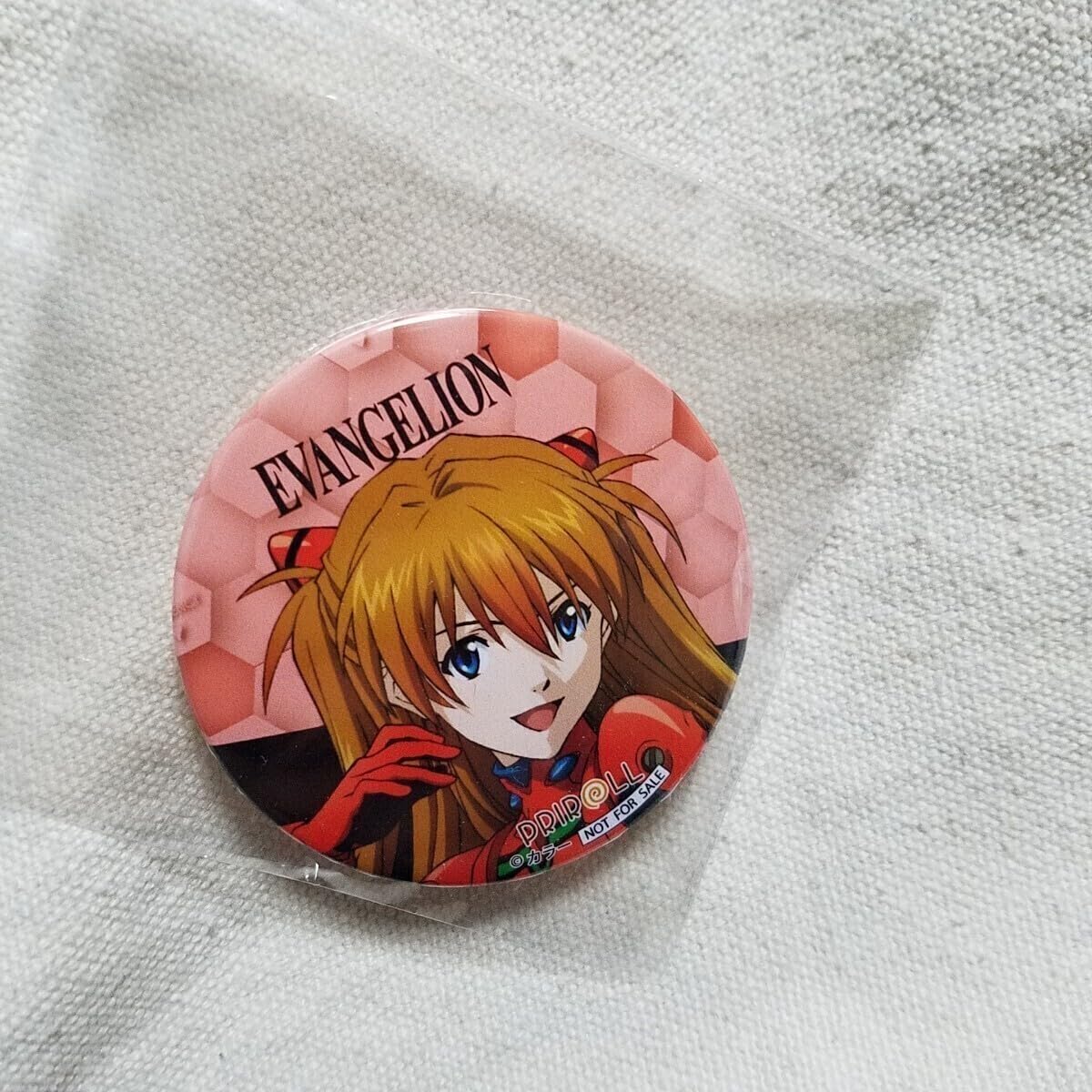 激レア アスカ缶バッジ エヴァンゲリオン エヴァ バレンタイン缶バッジ