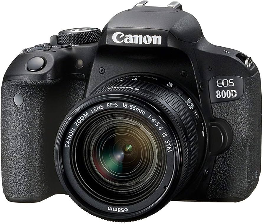 Amazon.com: Canon EOS 800D Digital SLR with 18-55 is STM Lens