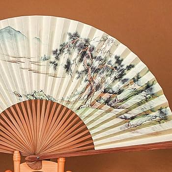 希少】 日本画掛軸扇扇子松太陽