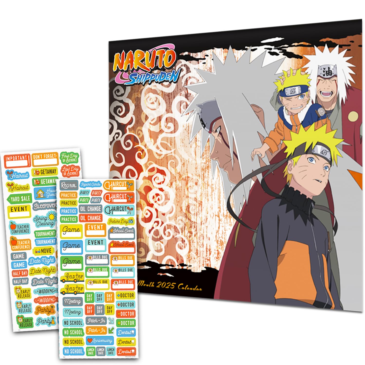 NARUTO疾風伝 木製カレンダー シート NARUTO疾風伝 木製カレンダー
